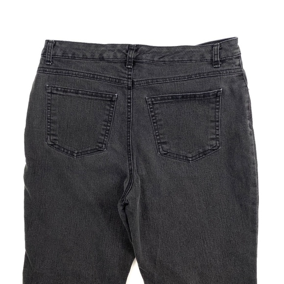 Kim Rogers Bootcut Women's size 10 Black Denim jeans - Picture 2 of 3